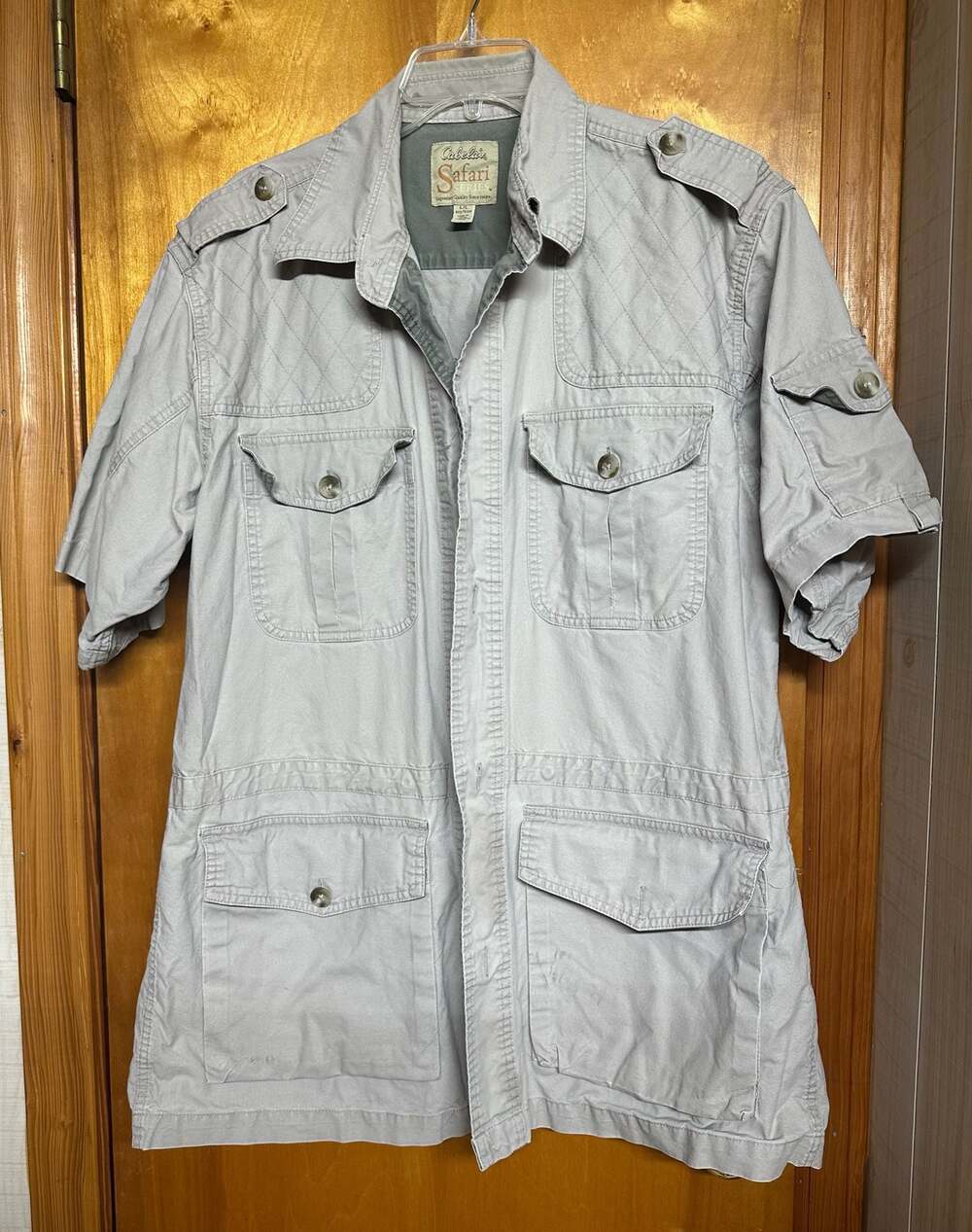 Cabela's Safari Series Vintage Utility Field Shirt with Map Lining